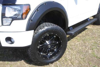 Lund 11-16 Ford F-250 RX-Rivet Style Textured Elite Series Fender Flares - Black (4 Pc.)