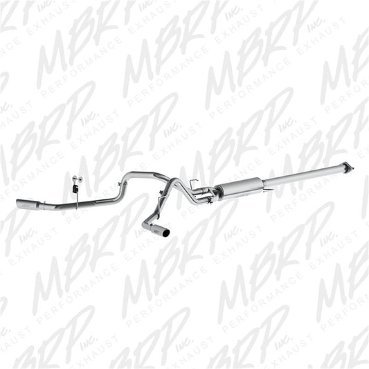 MBRP 2015 Ford F-150 2.7L / 3.5L EcoBoost 2.5in Cat Back Dual Side Split Alum Exhaust System