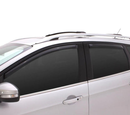 AVS 16-18 Honda HR-V Ventvisor In-Channel Front & Rear Window Deflectors 4pc - Smoke