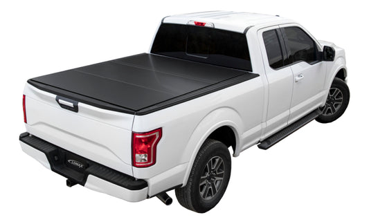 Access LOMAX Tri-Fold Cover 2022 Toyota Tundra 6Ft./6in. Bed w/ deck rail - Matte Black