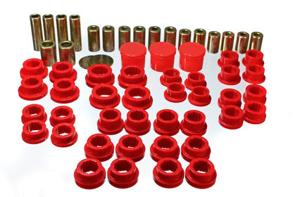 Energy Suspension 02-09 350Z / 03-07 Infiniti G35 Coupe Red Rear Control Arm Bushing Set