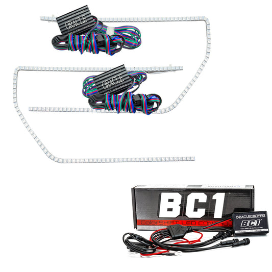 Oracle Ford F-150/Raptor 09-14 Perimeter Halo Kit - ColorSHIFT w/ BC1 Controller SEE WARRANTY