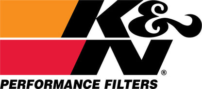 K&N Universal Clamp-On Air Filter 2-3/4in Flange 3-1/2in T 8-1/4in Height