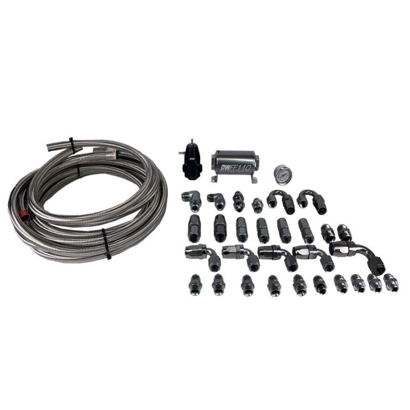 DeatschWerks X3 Series Pump Hanger PTFE Plumbing Kit for 1999-2004 Ford F-150 Lightning