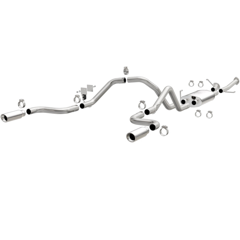 MagnaFlow 14 Toyota Tundra V8 4.6L/5.7L Stainless Cat Back Exhaust Dual Split Rear Exit