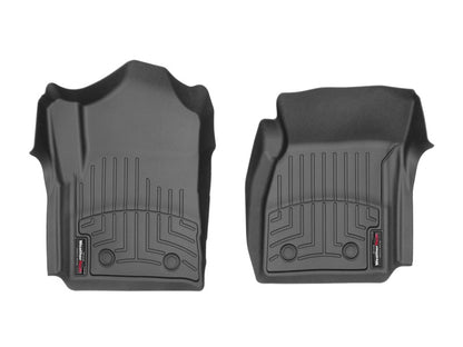 WeatherTech 14+ GMC Sierra/Denali 1500 / Chevy Silverado 1500 Front FloorLiners - Black