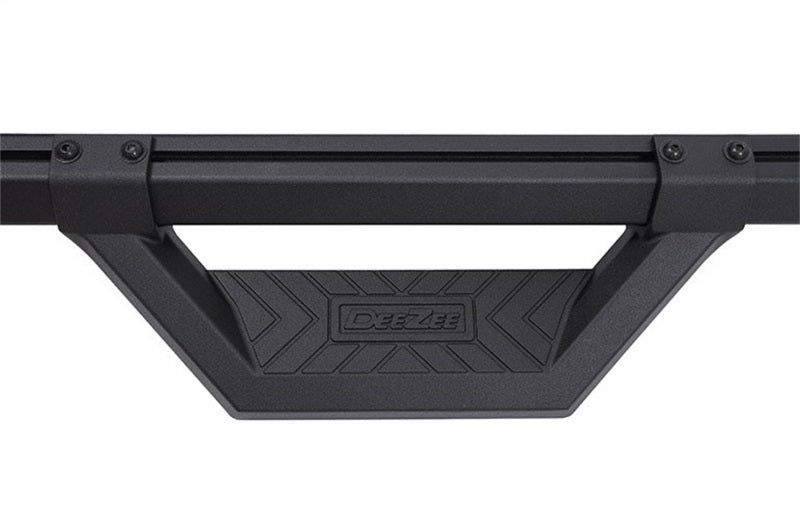 Deezee 99-23 Chevrolet/GMC/Dodge/Ford Full Size Truck Hex Cast - Crew Cab Side Steps (Txt Blk)