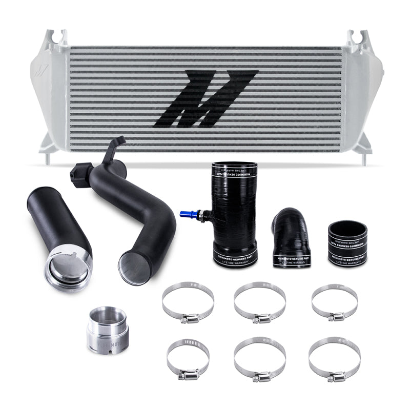 Mishimoto 19+ Ford Ranger 2.3L EcoBoost Intercooler Kit - Silver + MWBK Pipes