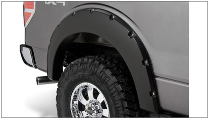 Bushwacker 09-14 Ford F-150 Styleside Pocket Style Flares 4pc 67.0/78.8/97.4in Bed - Black