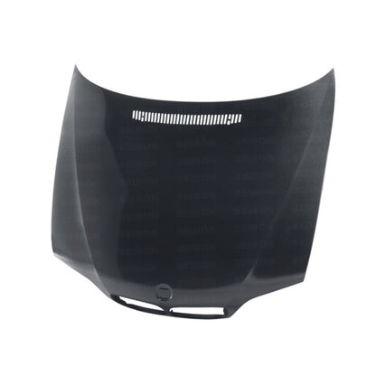 Seibon 02-05 BMW 3 Series 4dr E46 (Manuf Date 7/02-7/06 Models Only) OEM-Style Carbon Fiber Hood