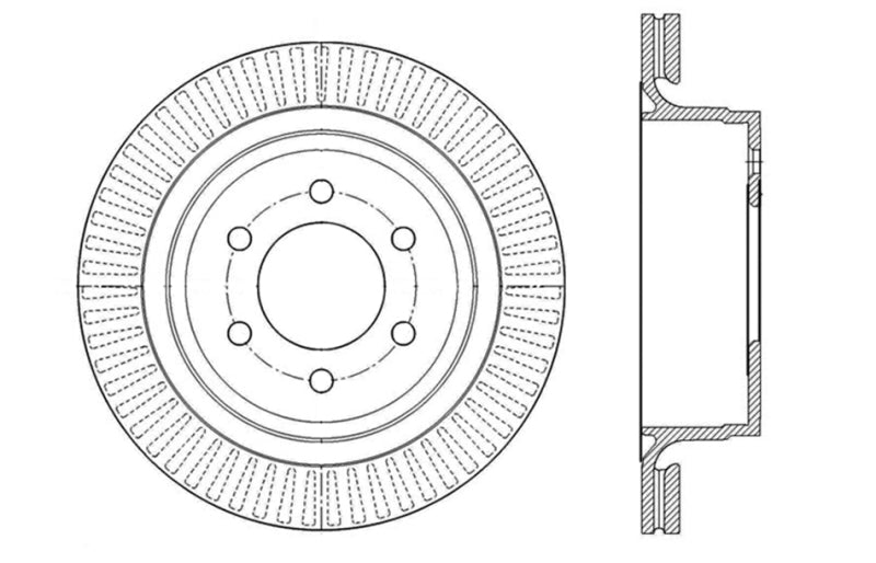 StopTech Slotted & Drilled Sport Brake Rotor