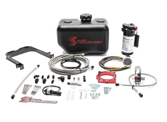 Snow Performance 08+ Charger Stg 2 Boost Cooler F/I Water Injection Kit (SS Braided Line & 4AN)