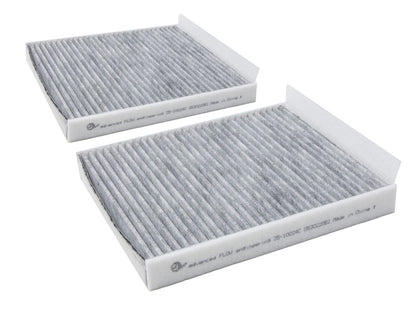 aFe 09-19 BMW 5/6/7 Series Various Models Carbon Cabin Air Filter (Pair)