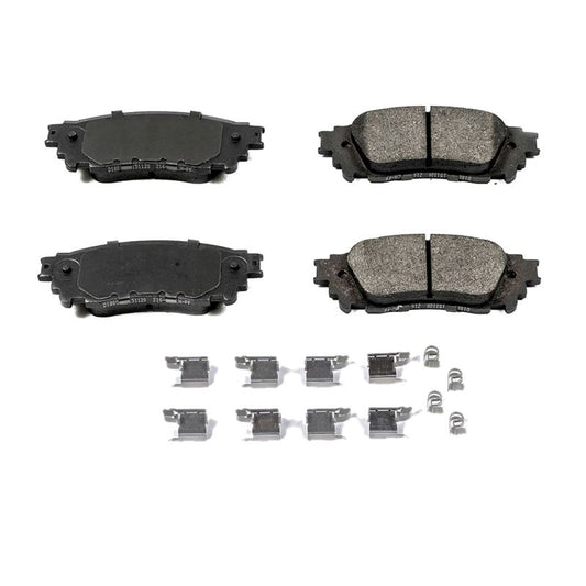 Power Stop 15-17 Lexus NX200t Rear Z17 Evolution Ceramic Brake Pads w/Hardware