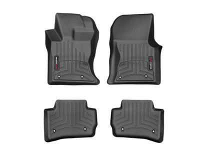 WeatherTech 2017 Jaguar F-Pace Front and Rear FloorLiner - Black