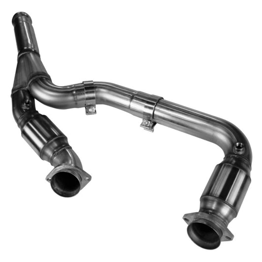 Kooks 14+ GM 1500 Series Truck 5.3L 3in x OEM Out Cat SS Y Pipe Kooks HDR Req