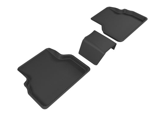 3D MAXpider 2015-2018 Audi Q3 Kagu 2nd Row Floormats - Black