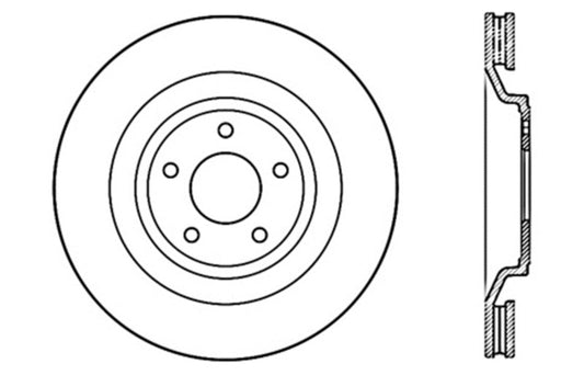 StopTech Slotted & Drilled Sport Brake Rotor