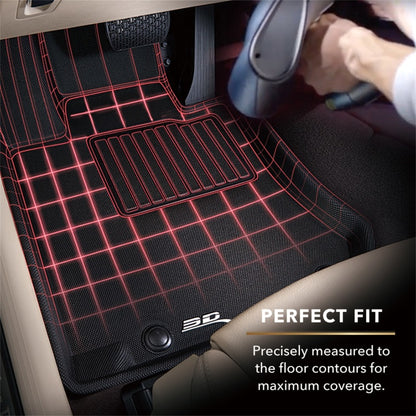 3D MAXpider 22-24 BMW i4 (G26) R1 Floor Mat - Kagu Black