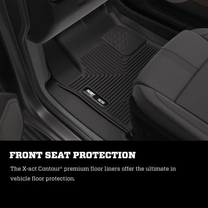 Husky Liners 2014 Toyota Tundra Crew Cab / Ext Cab X-Act Contour Black 2nd Seat Floor Liner