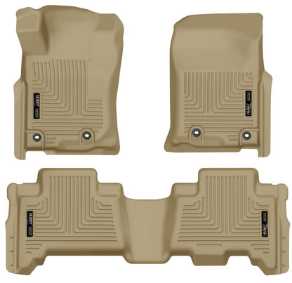 Husky Liners 2013 Toyota 4Runner WeatherBeater Tan Front & 2nd Seat Floor Liners