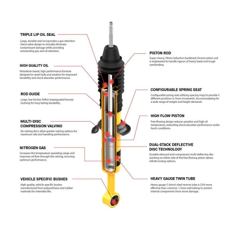 ARB / OME Nitrocharger Plus Shock Toyota LandCruiser 60 Series - Rear