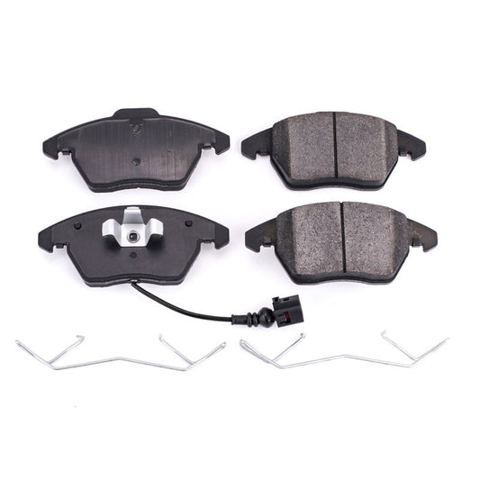 Power Stop 06-13 Audi A3 Front Z17 Evolution Ceramic Brake Pads w/Hardware