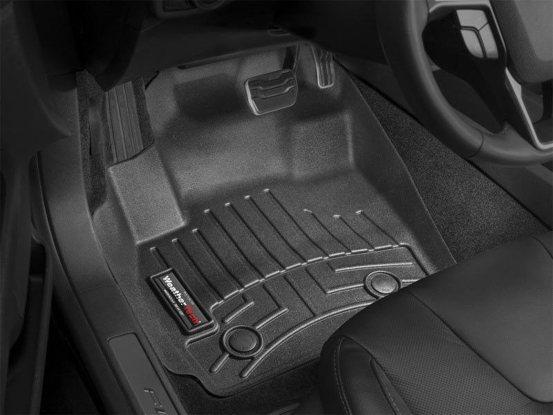 WeatherTech 2015 Chevy Colorado Crew Cab Front Floorliners - Black