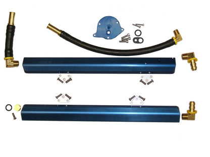 BBK 86-93 Mustang 5.0 High Flow Billet Aluminum Fuel Rail Kit