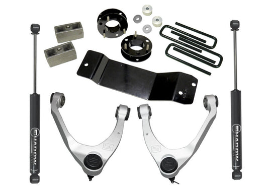 Superlift 07-16 Chevy Silv 1500 4WD 3.5in Lift Kit w/ Cast Steel Control Arms & Rear Shocks