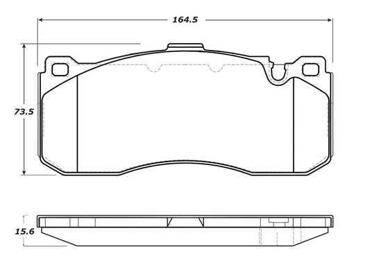 StopTech Street Touring 08-09 BMW 128i/135i Coupe Front Brake Pads