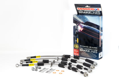 Goodridge 14-19 Ford Fiesta ST Stainless Steel Brake Line Kit