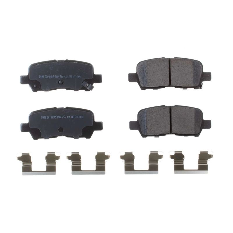 Power Stop 05-09 Buick Allure Rear Z17 Evolution Ceramic Brake Pads w/Hardware