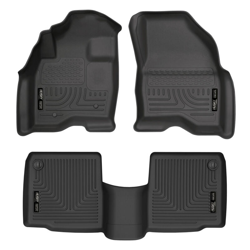 Husky Liners 11-12 Ford Explorer WeatherBeater Combo Black Floor Liners