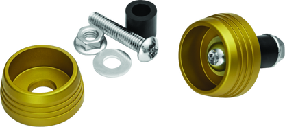 Kuryakyn Lodestar Axle Sliders Gold