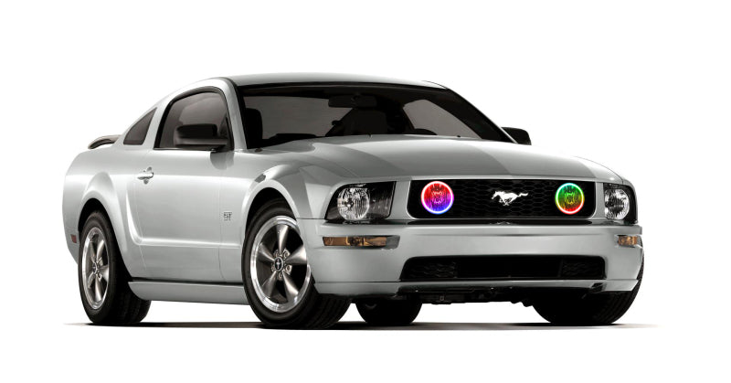 Oracle Ford Mustang GT 05-09 LED Fog Halo Kit - ColorSHIFT SEE WARRANTY