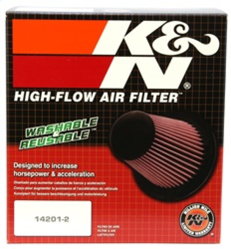 K&N Universal Clamp-On Air Filter 6in FLG / 7-1/2in B / 5in T / 7-1/2in H