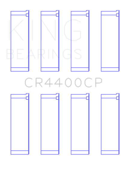 King Engine Bearings Honda R16A/R18A 2006- Current (Size +0.25mm) Connecting Rod Bearing Set