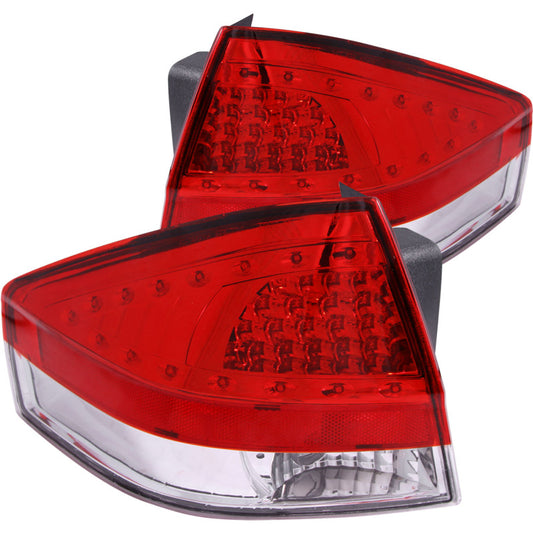 ANZO 2008-2011 Ford Focus LED Taillights Red/Clear