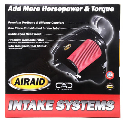 Airaid 2010 Ford Mustang 4.0L MXP Intake System w/ Tube (Oiled / Red Media)