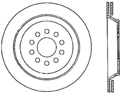 StopTech Slotted & Drilled Sport Brake Rotor