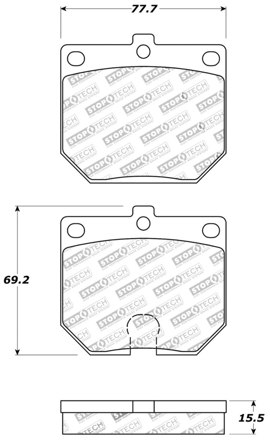 StopTech Street Touring Brake Pads