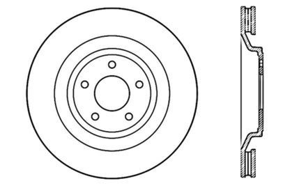 StopTech Slotted & Drilled Sport Brake Rotor