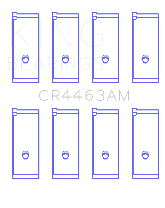 King Engine Bearings Honda Civic 1438Cc (Size +0.25mm) Connecting Rod Bearing Set