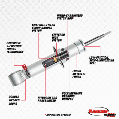 Rancho 07-20 Toyota Tundra Front RS9000XL Strut