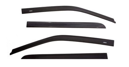 AVS 07-18 Toyota Tundra Crewmax Ventvisor Low Profile Window Deflectors 4pc - Matte Black