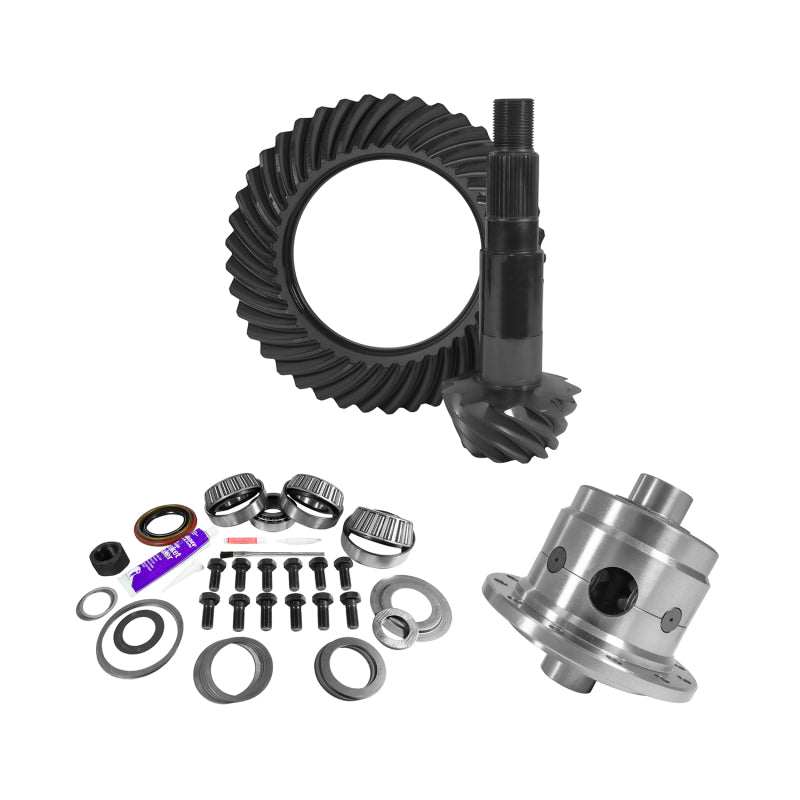 Yukon 11.25in Dana 80 4.30 Rear Ring & Pinion Install Kit 35 Spline Positraction 4.125in BRG