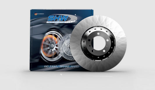 SHW 17-19 Audi Q7 Premium Front Smooth Lightweight Brake Rotor (4M0615301AS)