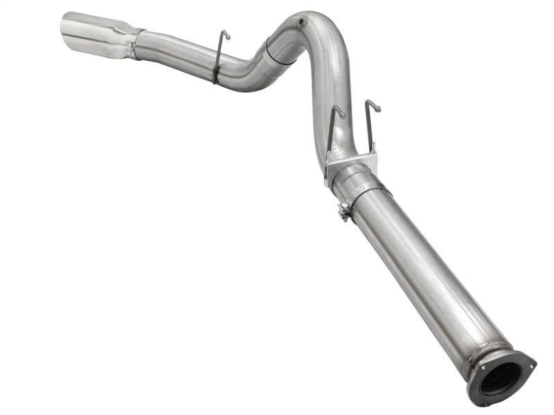 aFe Atlas Exhausts 5in DPF-Back Aluminized Steel Exhaust 2015 Ford Diesel V8 6.7L (td) Polished Tip