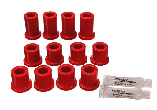 Energy Suspension 84-85 Toyota 4Runner 2 & 4WD Red Front Leaf Spring Bushing Set